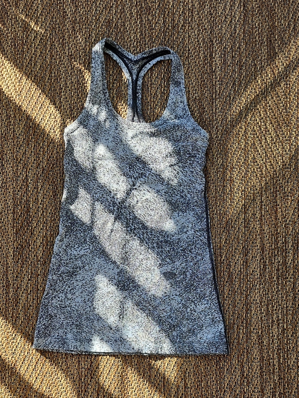 lululemon athletica Gray Racerback Tank Top